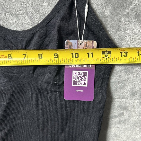 HeyShape Seamless Shapewear Bodysuit Black Size L Adjustable Straps NWT - Picture 5 of 13
